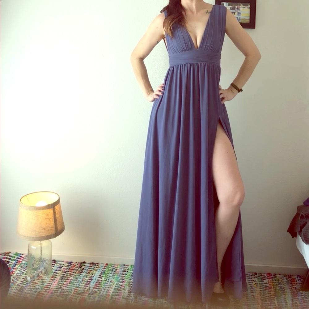 Lulu Blue Maxi Dress
